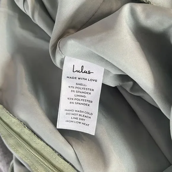 Lulu's Sage Green Maxi Dress - Picture 10 of 11